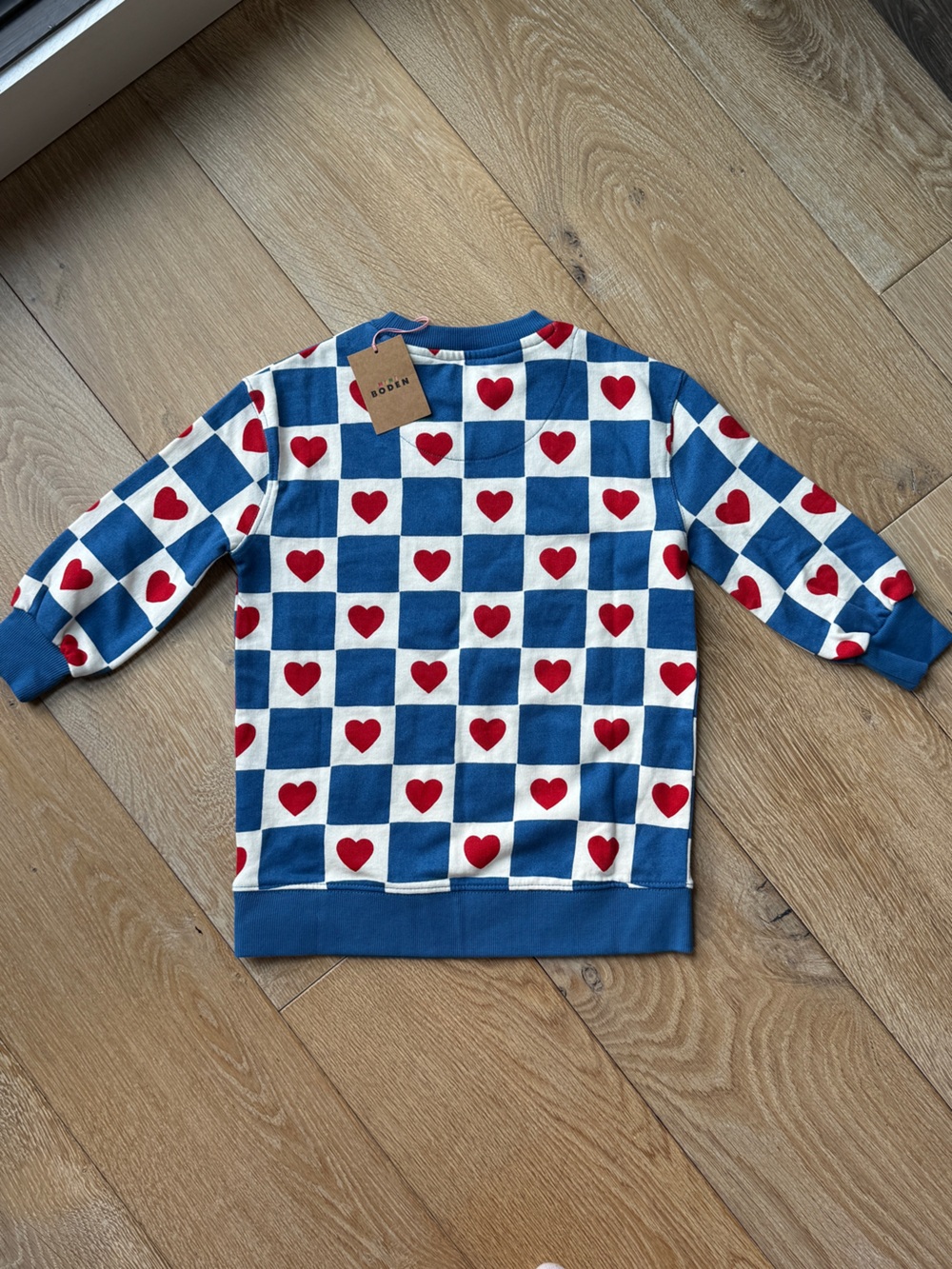 NWT Mini Boden Kids' Cotton Sweatshirt Dress | Sz 3-4YRS - Picture 4 of 8